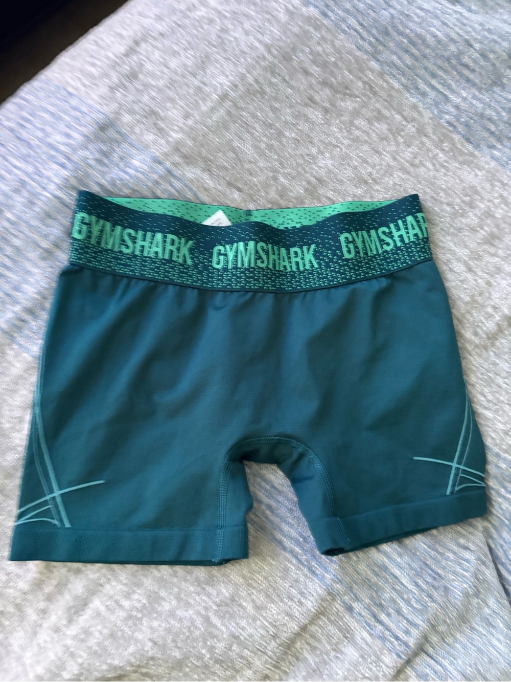 Gymshark Teal and Mint Performance Shorts